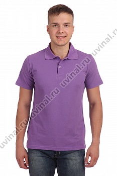 Фиолетовая рубашка Поло унисекс